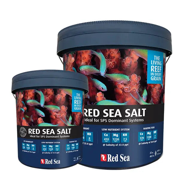 Premium Red Sea Salt for Aquariums - 55 & 175 Gallon Buckets | Perfect for Marine Fish Tanks, Coral Reefs & Saltwater Aquarium Maintenance