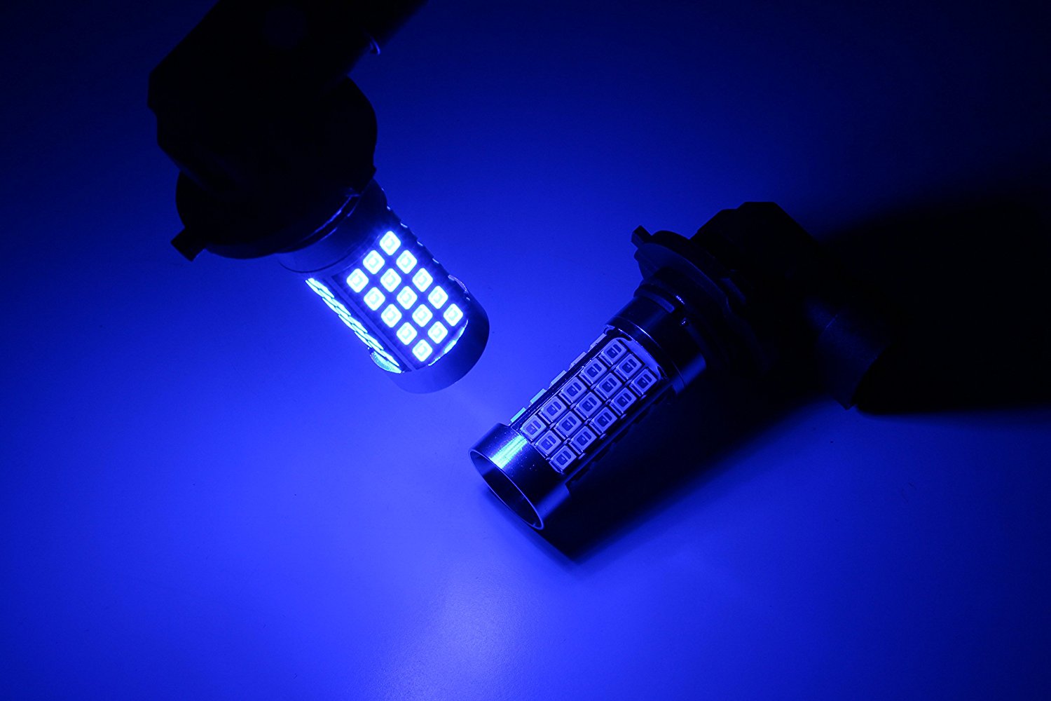 20000K Deep Blue LED Fog Light Bulbs - 9145 9140 H10 9005 68 SMD - 2 Pack - Upgrade Your Vehicle's Style & Visibility for Night Driving and Off-Road Adventures