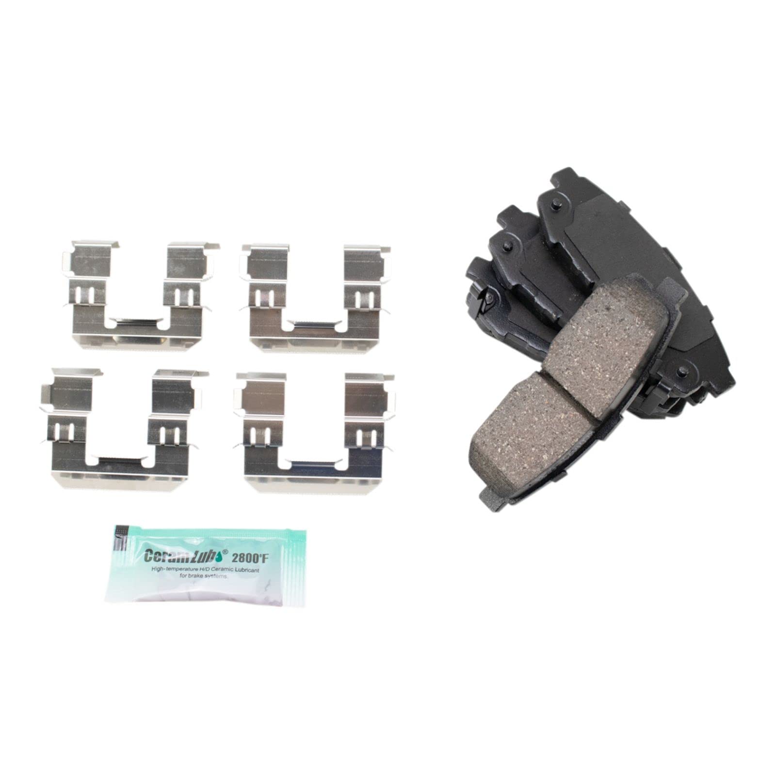 High-Performance Ceramic Rear Brake Pads for 2004-2006 Mazda MPV - Quiet, Durable & Low Dust - Perfect for City Driving & Highway Commutes