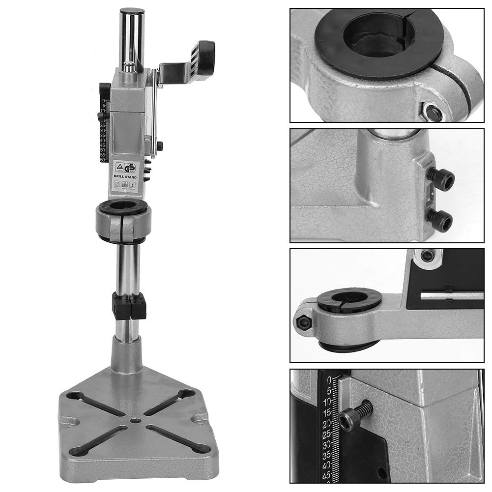 Akozon Universal Adjustable Drill Press Stand - Heavy Duty Workbench Clamp for Precision Drilling & Repair | Perfect for DIY Projects, Woodworking & Metalworking