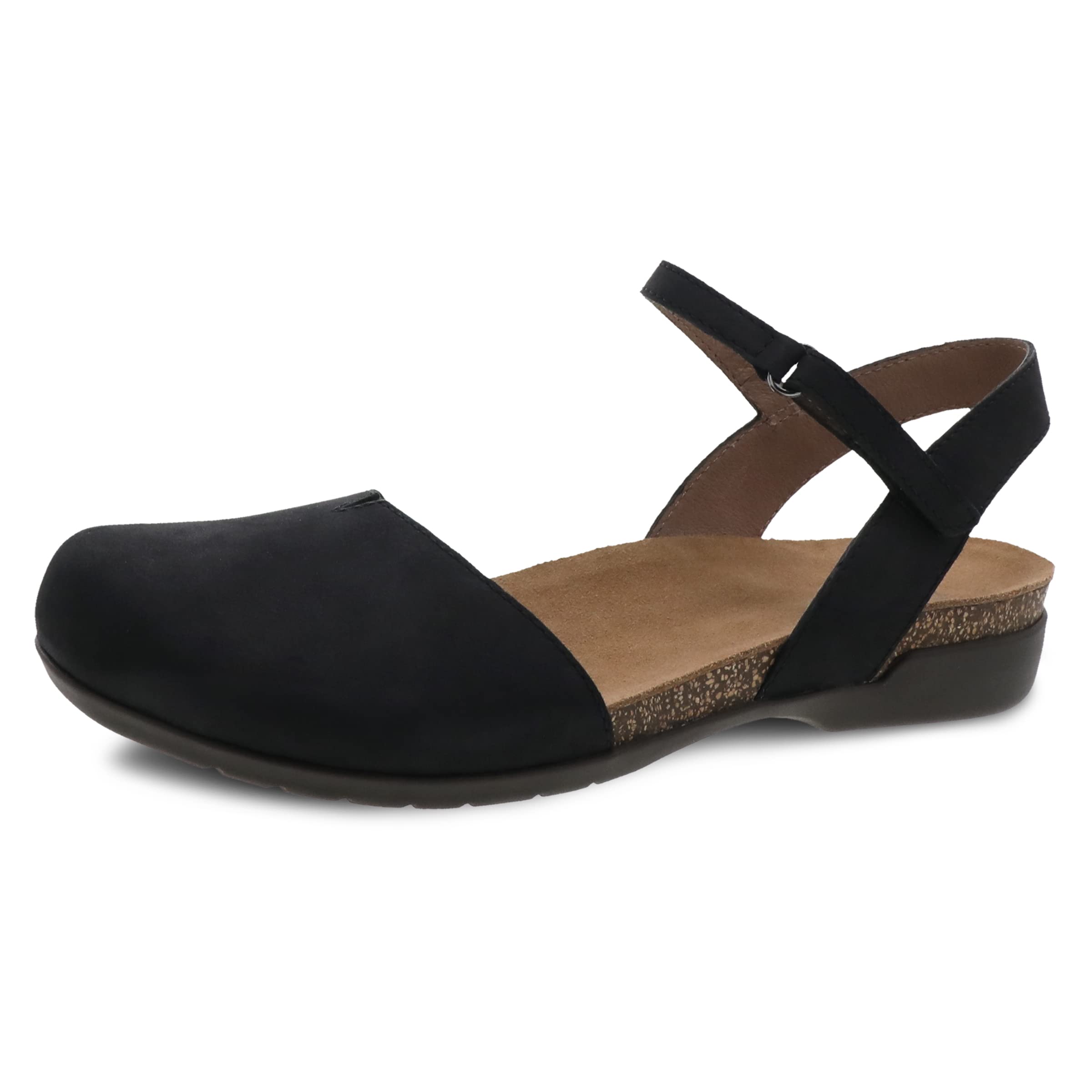 Dansko Rowan Sandal for Women - Comfortable Memory Foam & Cork Footbed with Arch Support - Lightweight Durable Rubber Outsole - Casual to Dressy Sandals for Walking, Work & Everyday Wear