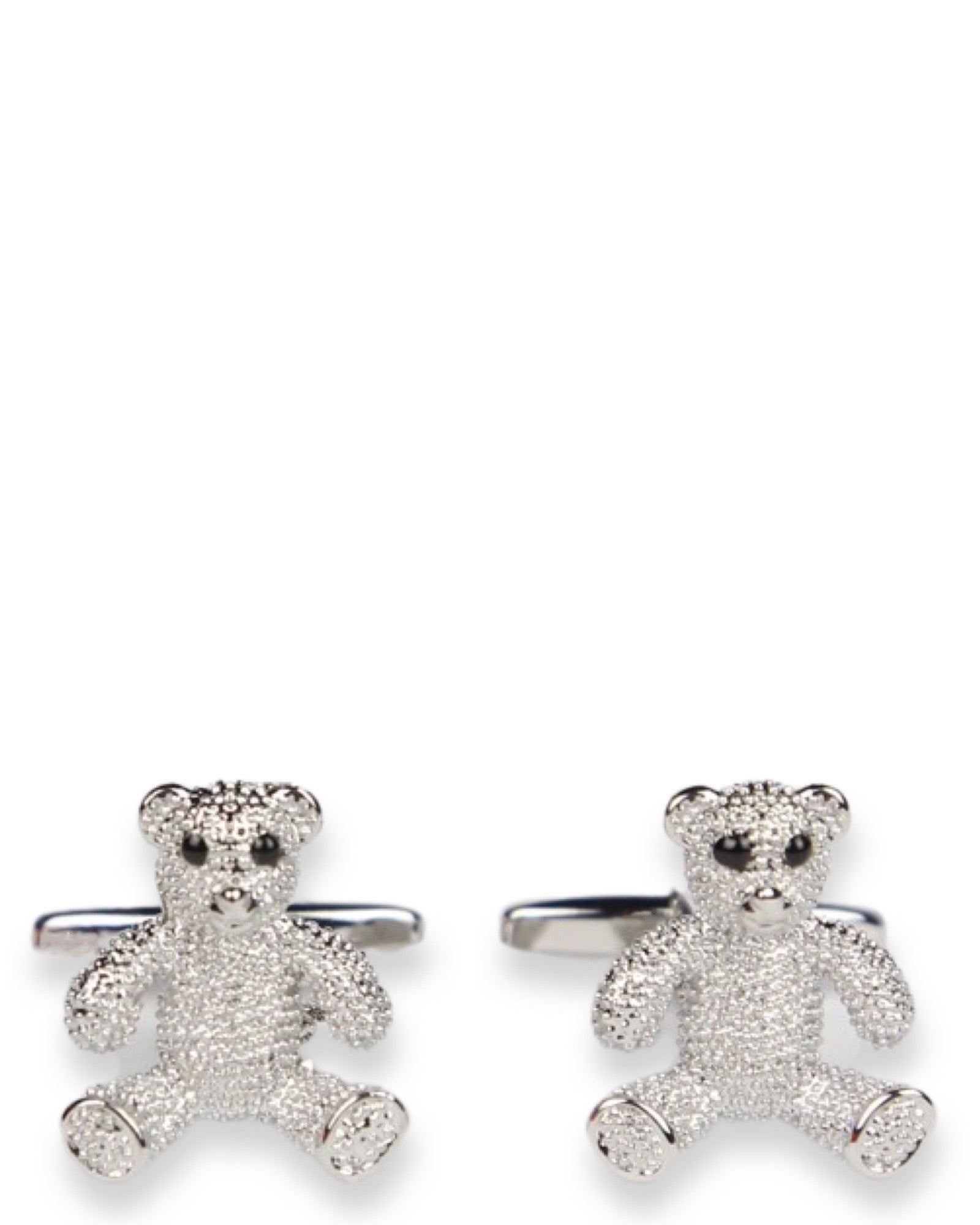 DÉCLIC Teddy Bear Cufflinks for Men - Elegant Animal Shaped Dress Shirt Accessories - Perfect for Weddings, Business Meetings & Formal Events