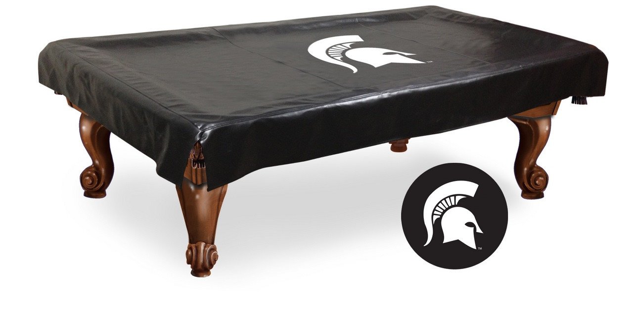7' Michigan State Spartans Pool Table Cover - Waterproof & Durable - Perfect for Indoor & Outdoor Game Room Protection