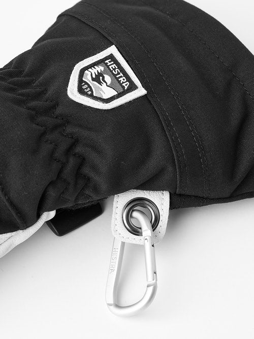 Hestra Heli Ski Mittens for Women - Black | Warm Winter Gloves for Skiing, Snowboarding & Outdoor Adventures