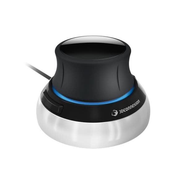 3Dconnexion SpaceMouse Compact - Wireless 3D Mouse for CAD Design, 3D Modeling & Animation | Ergonomic Navigation Controller for Professionals | Perfect for AutoCAD, SolidWorks, Maya & Blender