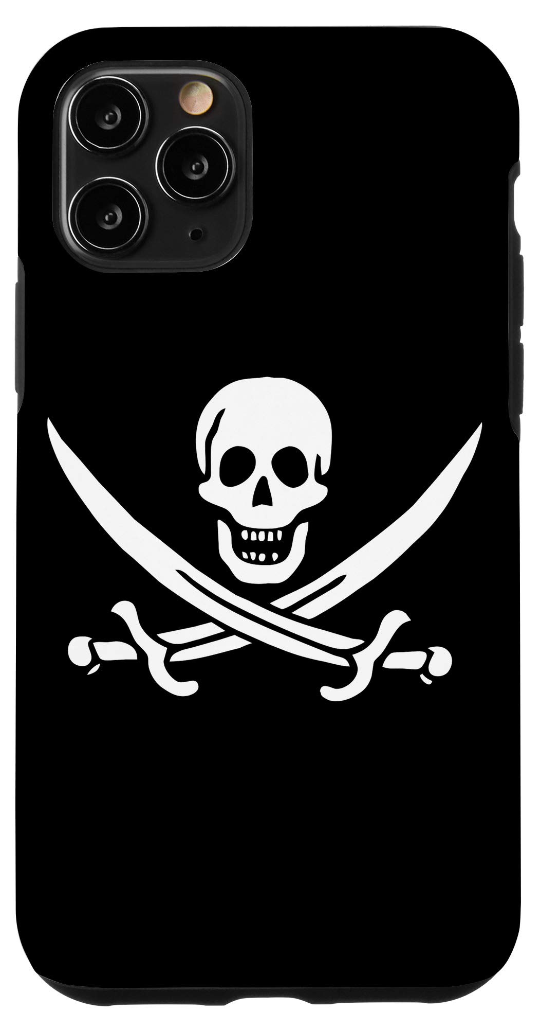 iPhone 11 Pro Case - Jolly Roger Pirate Flag Design - Shockproof & Slim Protective Cover - Perfect for Daily Use, Travel & Outdoor Adventures