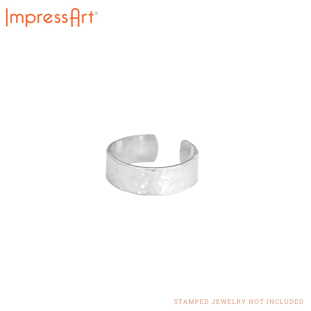 ImpressArt - Metal Stamping Ring Making Kit for Jewelry Crafting, DIY Gifts & Personalized Jewelry Projects (Texture Bundle, Standard Kit) - Perfect for Wedding Bands, Anniversary Gifts & Handmade Jewelry Creations