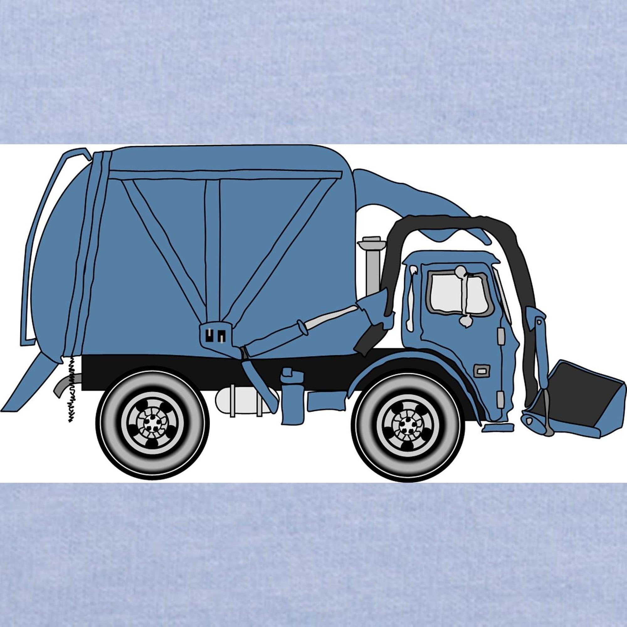 CafePress Garbage Truck Toddler T-Shirt - 100% Cotton Cute Graphic Tee for Boys & Girls - Perfect for Playtime, Daycare & Toddler Activities