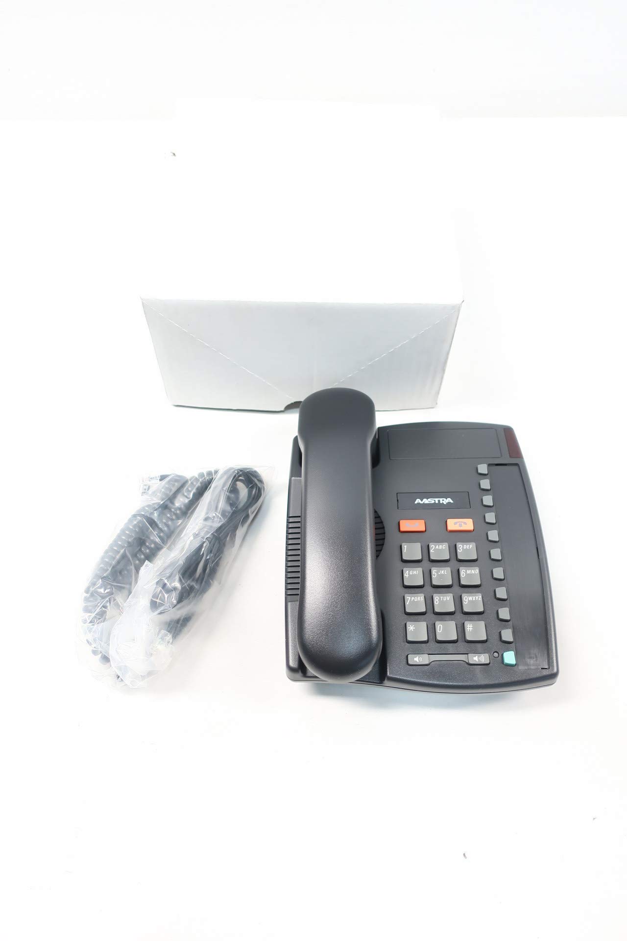 AASTRA 9110 Analog Desk Telephone - Charcoal Black Corded Landline Phone for Home & Office Use