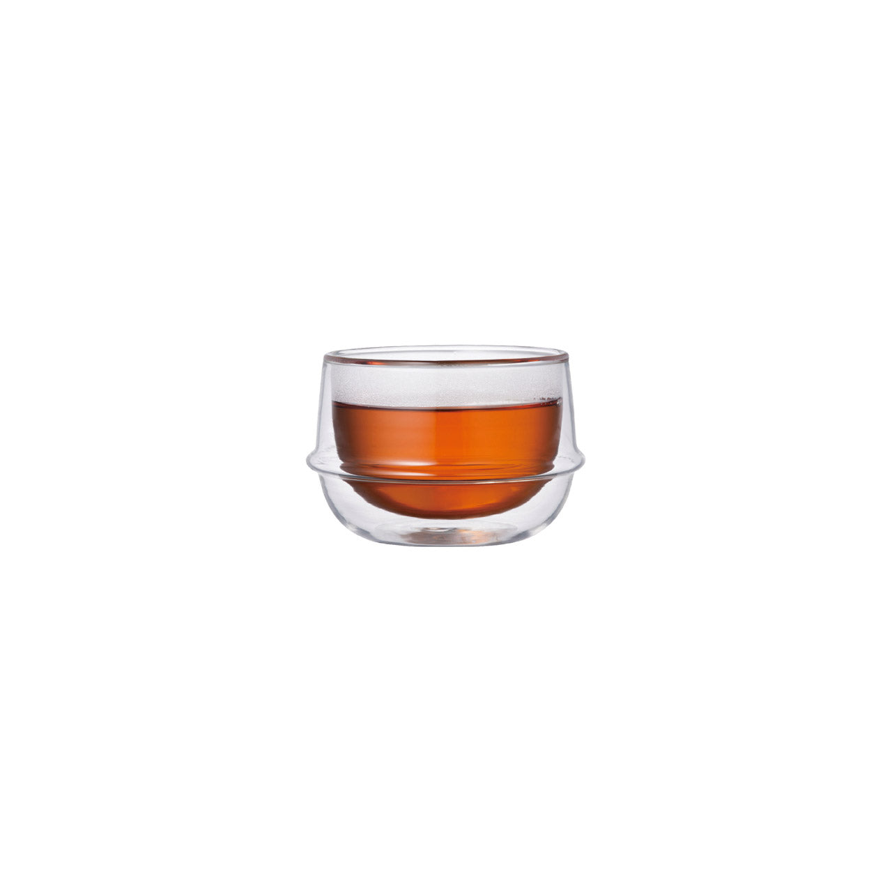 Premium Kronos Double Wall Insulated Tea Cup - 12oz Leak-Proof Glass Tumbler for Hot & Cold Beverages - Perfect for Home, Office, or Travel Use