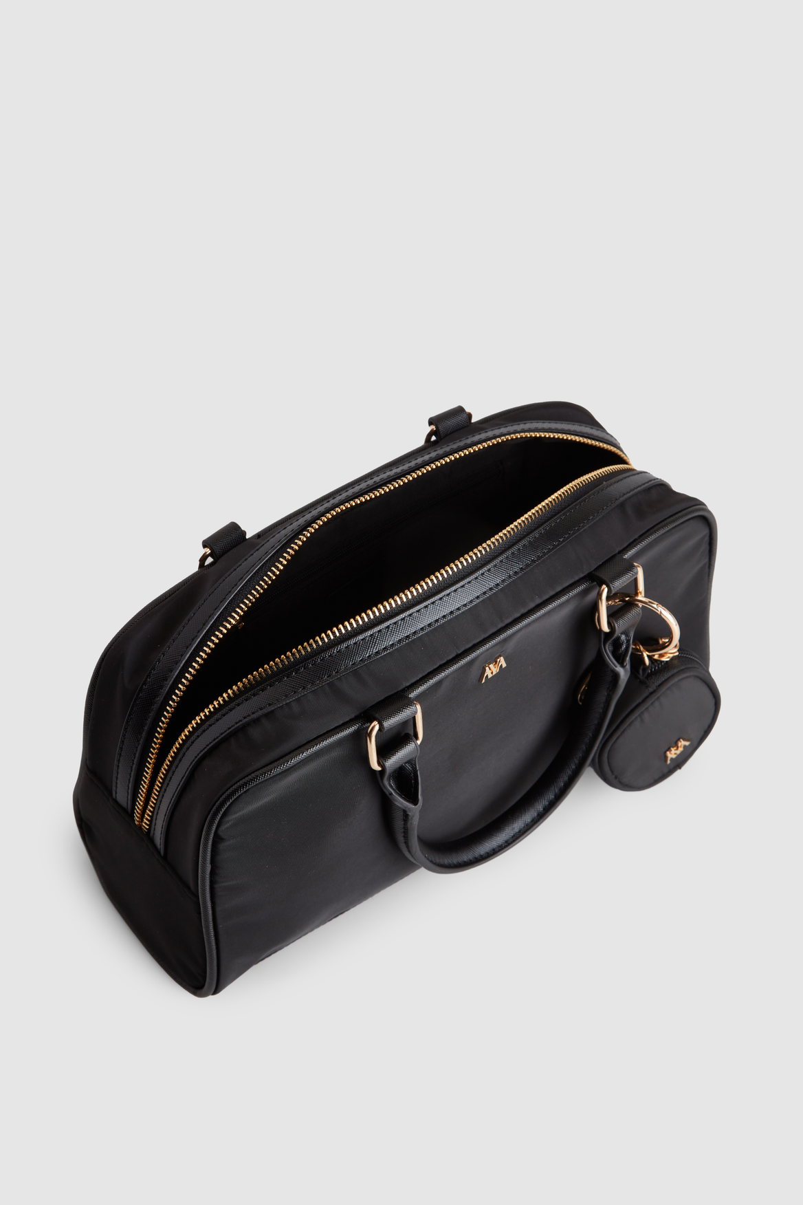 Ellie Nylon Bowler Bag for Women - Stylish Water-Resistant Shoulder Handbag - Perfect for Work, Travel & Everyday Use
