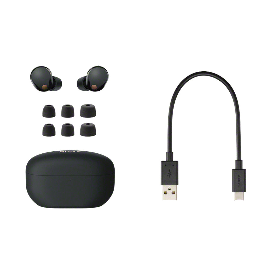 Sony WF-1000XM5 Wireless Noise Canceling Earbuds with Premium Sound for Travel, Work & Gym | Bluetooth Earbuds with Long Battery Life & Comfort Fit