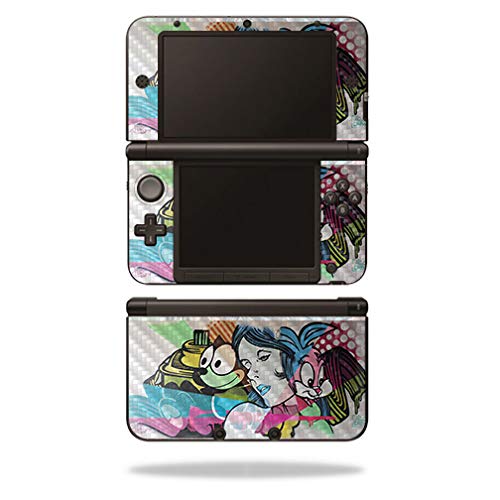 Premium Carbon Fiber Skin for Nintendo 3DS XL (2012-2014 Model) - Bunny Blue Design | Protective & Durable Textured Finish | Easy to Apply & Remove | Made in USA | Perfect for Gaming Protection & Style Customization