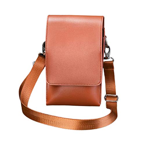 B Baosity Barber Tools Waist Pouch - Brown Leather Waist Bag for Hairdressers & Stylists | Perfect for Salon Professionals, Mobile Barbers & Traveling Cosmetologists