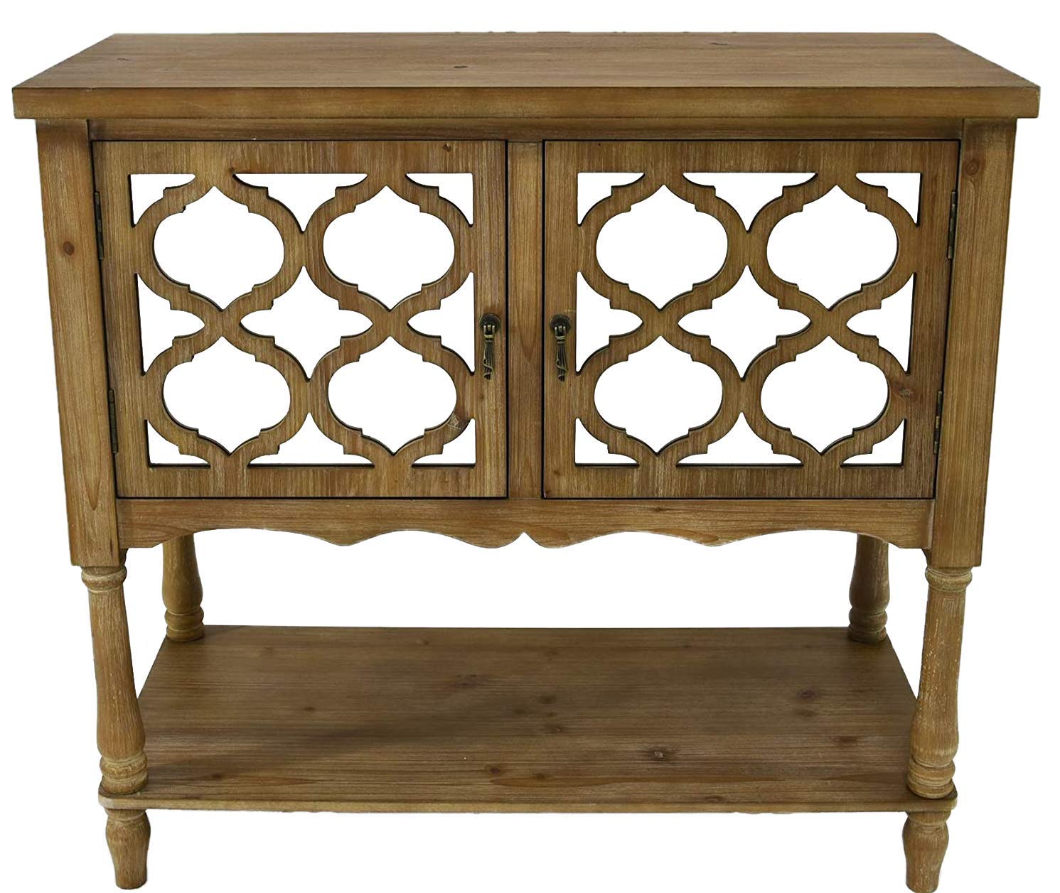 eHemco Moroccan Style Console Table - Handcrafted Wooden Entryway Sofa Table for Hallway & Living Room Decor | Perfect for Home, Office & Apartment