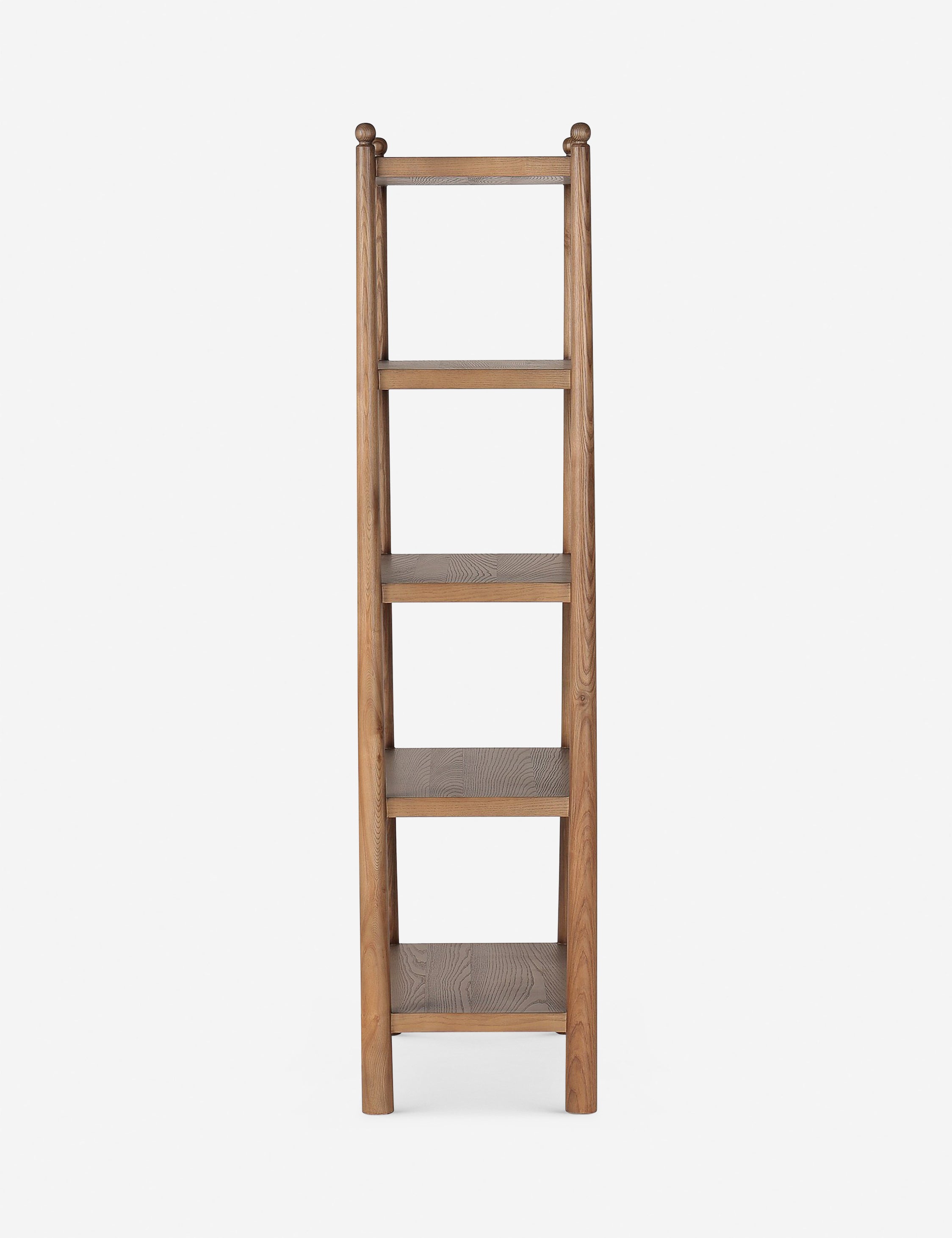 Eldridge Bookcase by Amber Lewis x Four Hands - Modern Wooden Bookshelf for Home & Office - Perfect for Living Room, Bedroom, or Study Organization