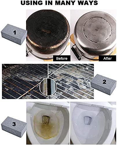 Blackstone Griddle Scraper & Cleaning Brick Kit - 3 Pack Eco-Friendly Grill Cleaner for BBQ, Pool, Oven, Baking Steel & Flat Top Cookers | Removes Tough Stains & Residue | Perfect for Outdoor Cooking, Camping & Backyard BBQs