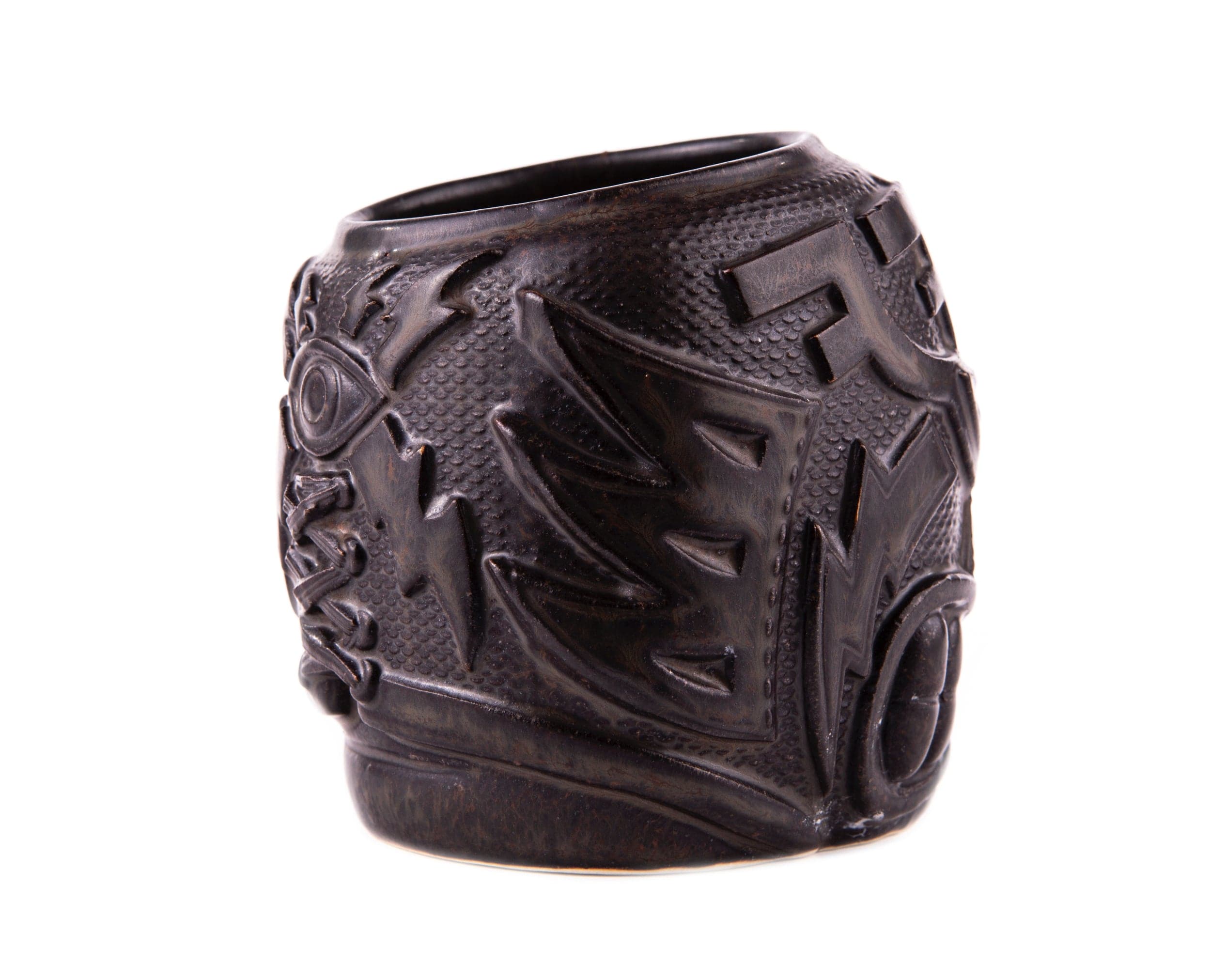 El Ojo Fantastico Tiki Mug - Reclusa Parda Variant | Handcrafted Ceramic Tiki Cup for Tropical Cocktails, Home Bar Decor & Themed Parties