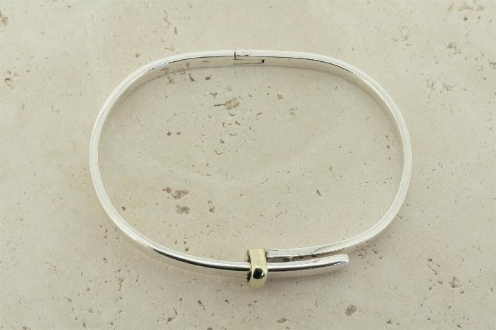Buckless Bangle Brass Loop - Stylish Boho Bracelet for Women | Perfect for Layering, Stacking & Everyday Wear