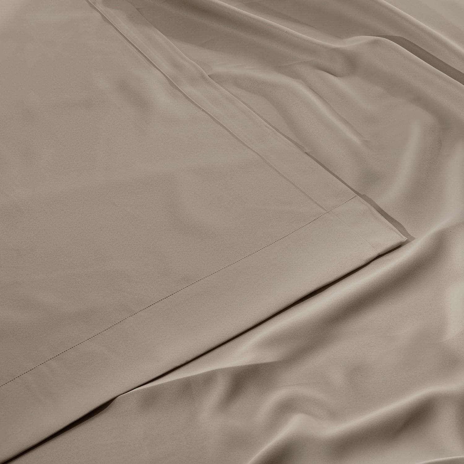 Classic Taupe Extra Wide Blackout Curtains for Bedroom - Thermal Insulated Light Blocking Drapes for Living Room & Nursery