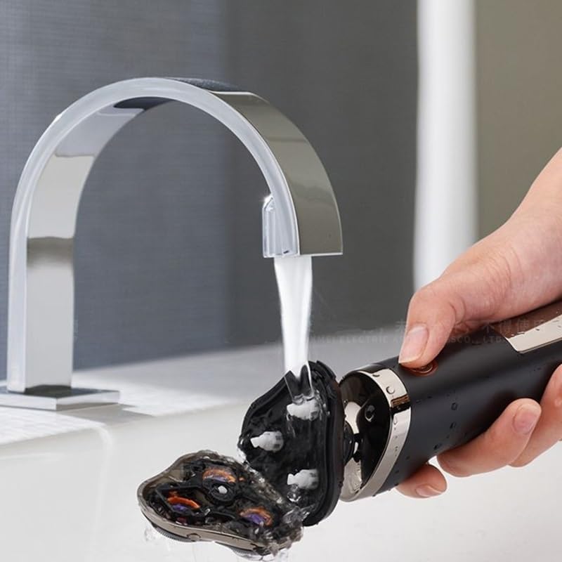 Waterproof Electric Head Shaver for Bald Men - Rechargeable Wet/Dry Shaver with LCD Display | Perfect for Travel, Gym & Daily Grooming