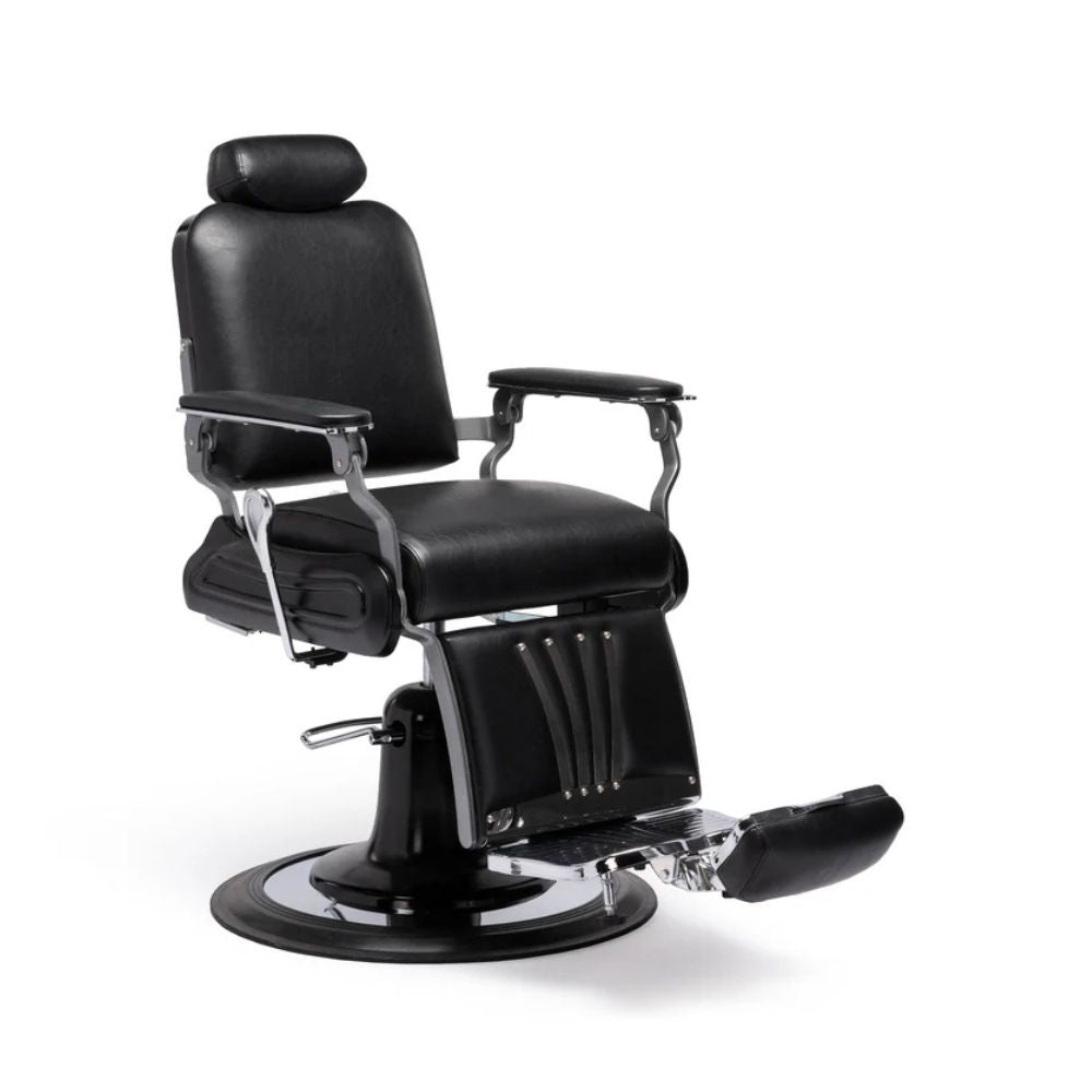 Lanvain Knox Canada Classic Superlative Barber Chair - 13W 13B | Professional Salon & Home Barber Station for Haircuts & Styling