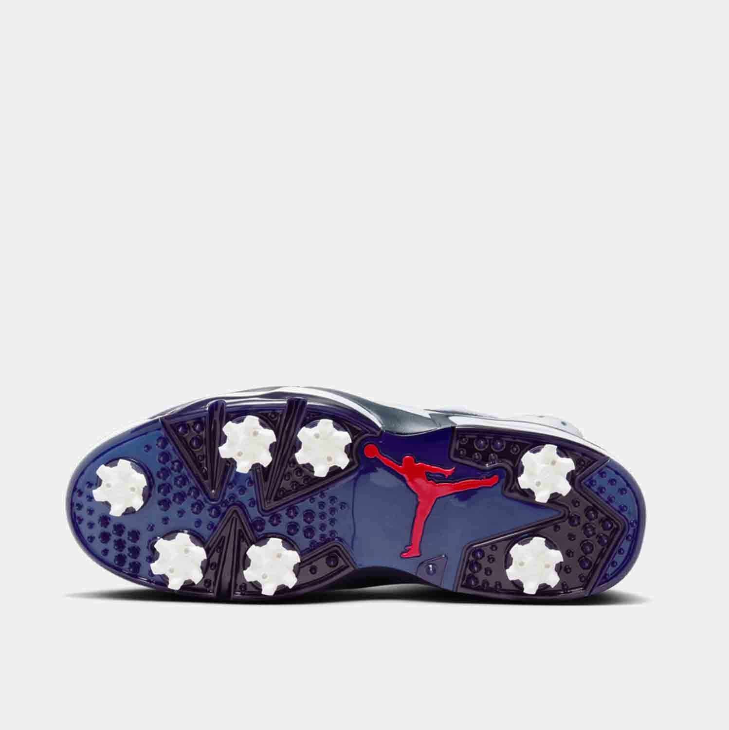 Men's Air Jordan Retro 6 Low G 'Olympic' Golf Shoes - Lightweight Basketball-Inspired Golf Footwear for Comfort & Performance on the Course | Perfect for Golf Tournaments & Casual Play