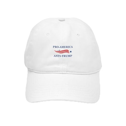 White - Pro America Anti Trump Cap