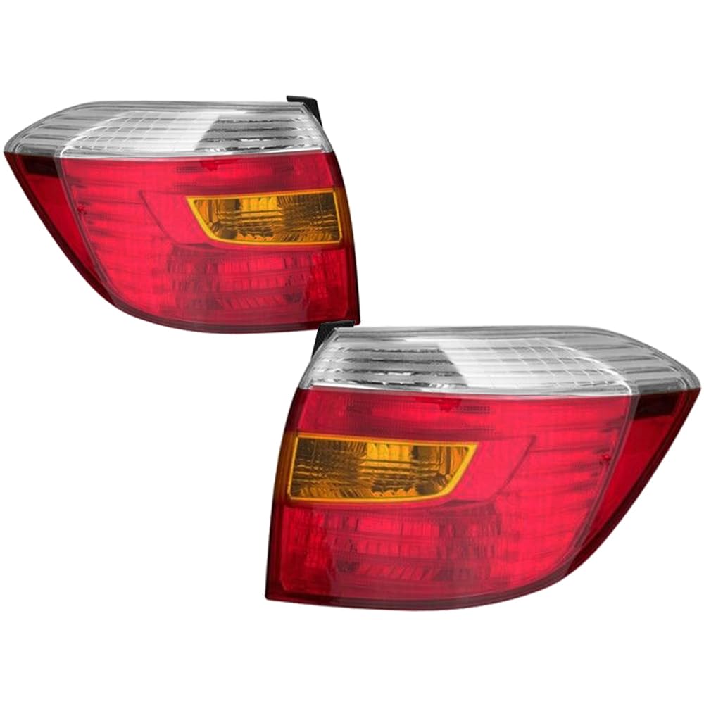 EPIC LIGHTING Halogen Replacement LED Tail Lights for 2008-2010 Toyota Highlander Base & Limited Models - Compatible with Part Numbers TO2800173, TO2801173, 8156148160, 8155148160 - Perfect for Night Driving & Enhanced Vehicle Safety (Pair)