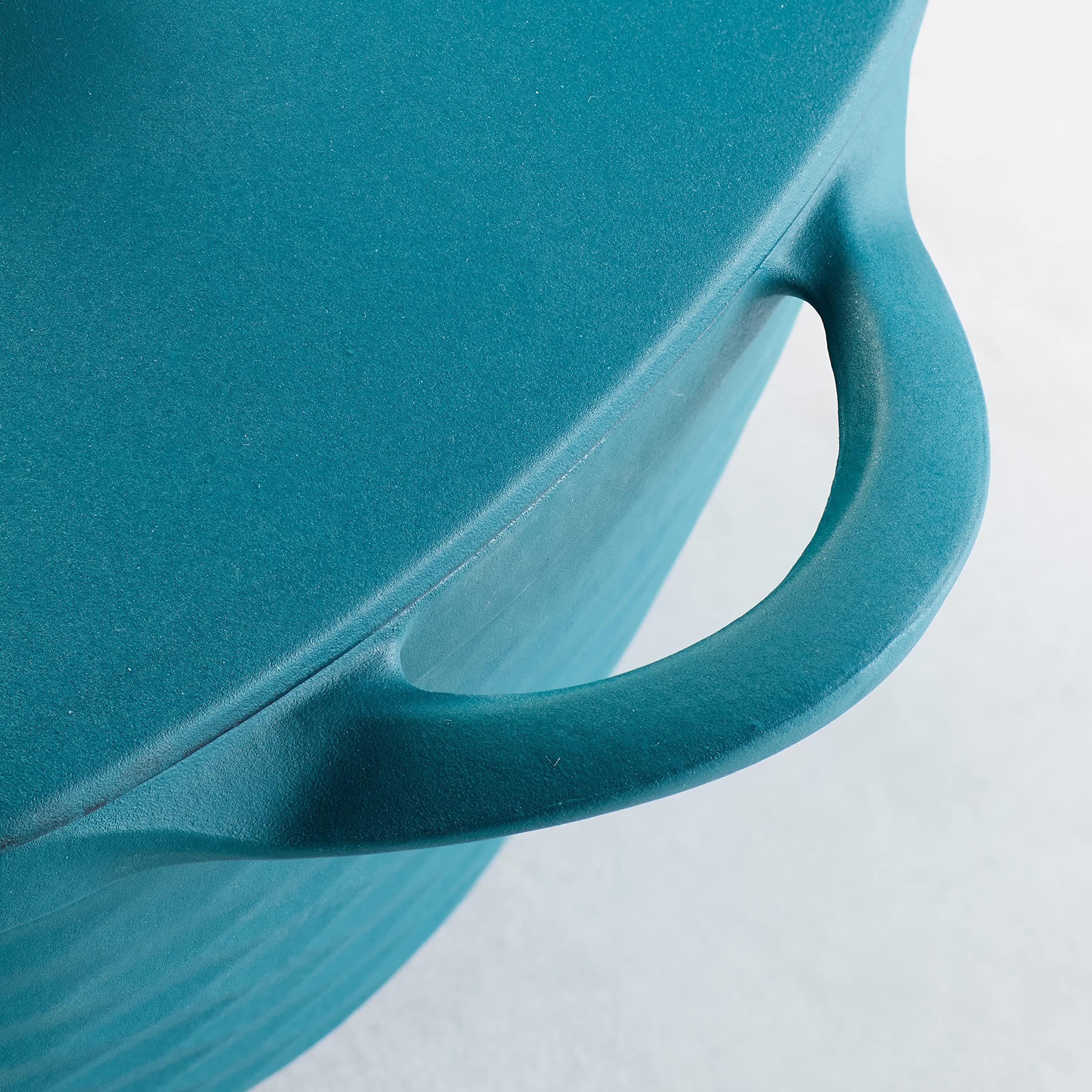 Prisma 7 Quart Enameled Cast Iron Covered Square Dutch Oven - Teal Blue - Perfect for Braising, Baking, Roasting & Slow Cooking Soups, Stews & Casseroles