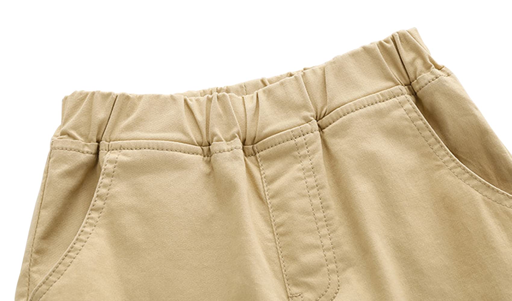 DINGDONG'S CLOSET Boys' Cargo Shorts for Toddlers - Comfortable & Durable Kids' Summer Shorts with Pockets | Perfect for Playtime, Outdoor Adventures & Everyday Wear