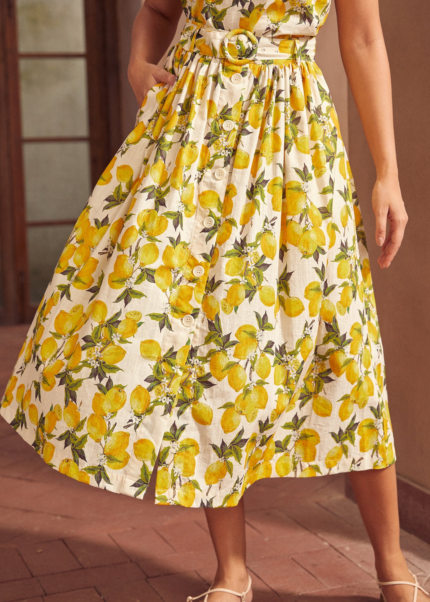 Daylight Saunter Skirt - Women's Flowy Midi Skirt for Casual Wear, Beach & Summer Outfits | Perfect for Brunch, Vacations & Boho Style