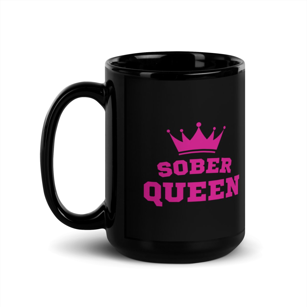 Sober Queen Emblem Coffee Mug - Inspirational Recovery Gift for Women & Men - Perfect for AA Meetings, Sober Living & Daily Motivation
