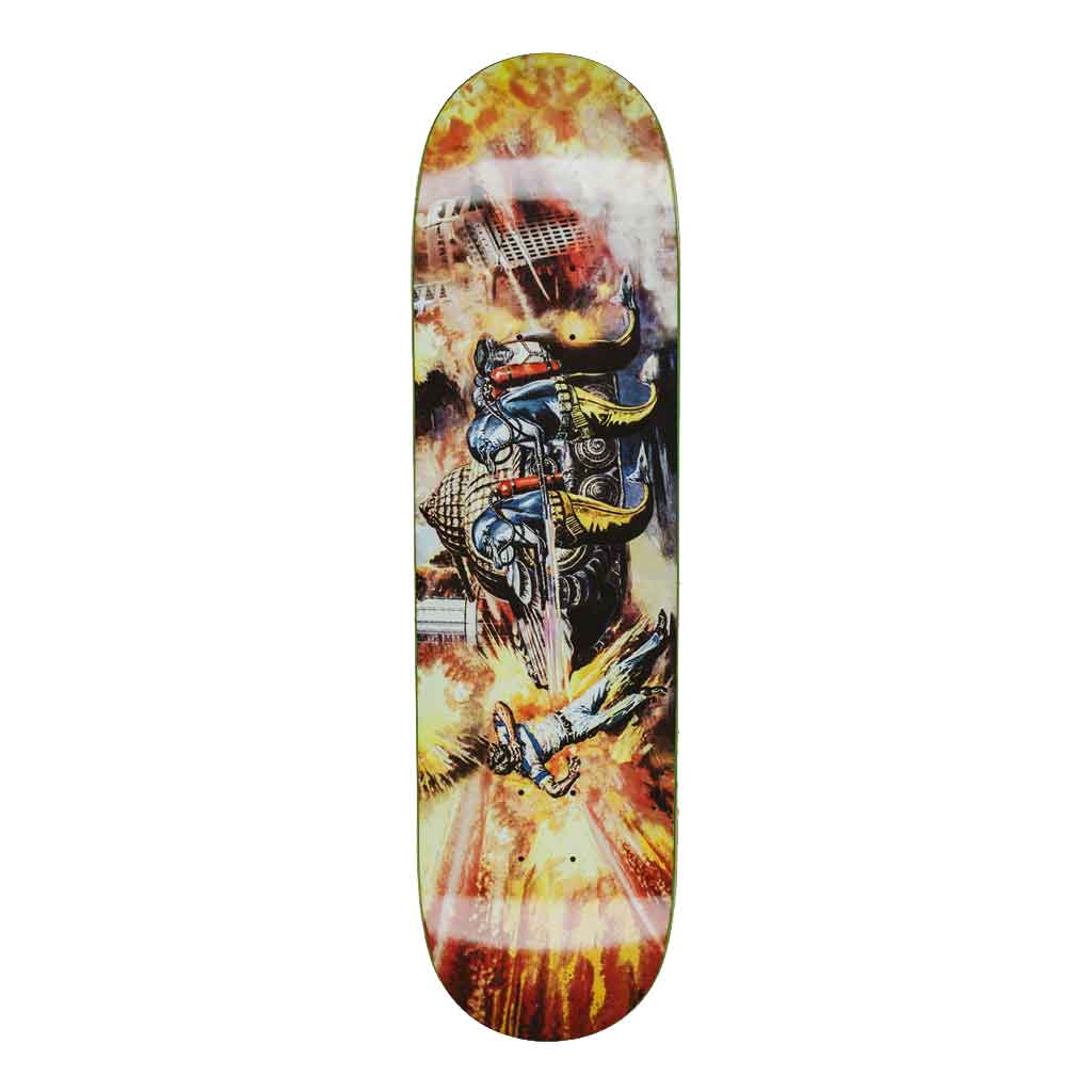 Awesome Curren Blasters of Reality 8.25 Skateboard Deck - Perfect for Street Skating and Tricks
