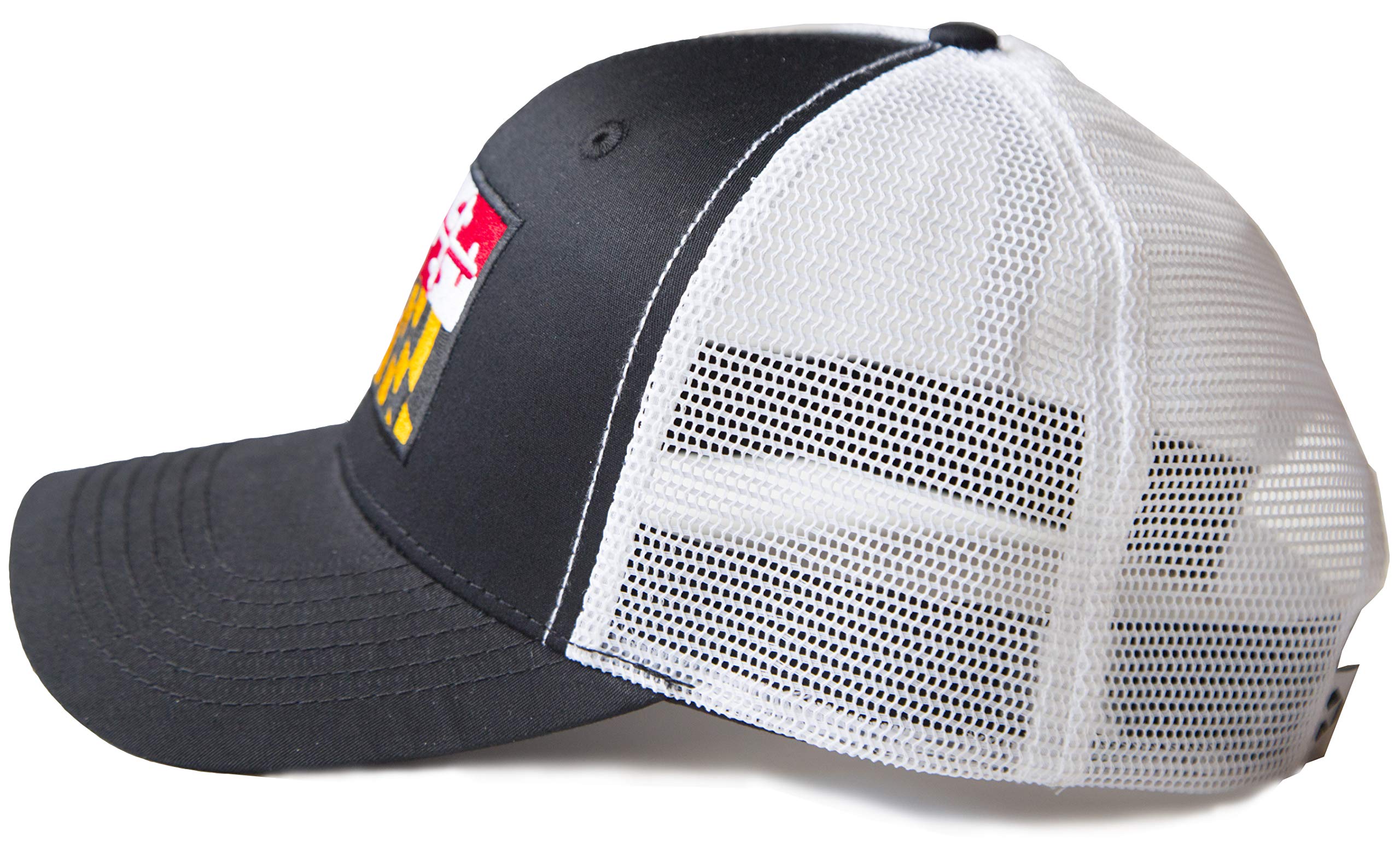 Premium Maryland Flag Snapback Trucker Baseball Hat - Adjustable & Stylish for Outdoor Sports, Casual Wear & Fan Gear