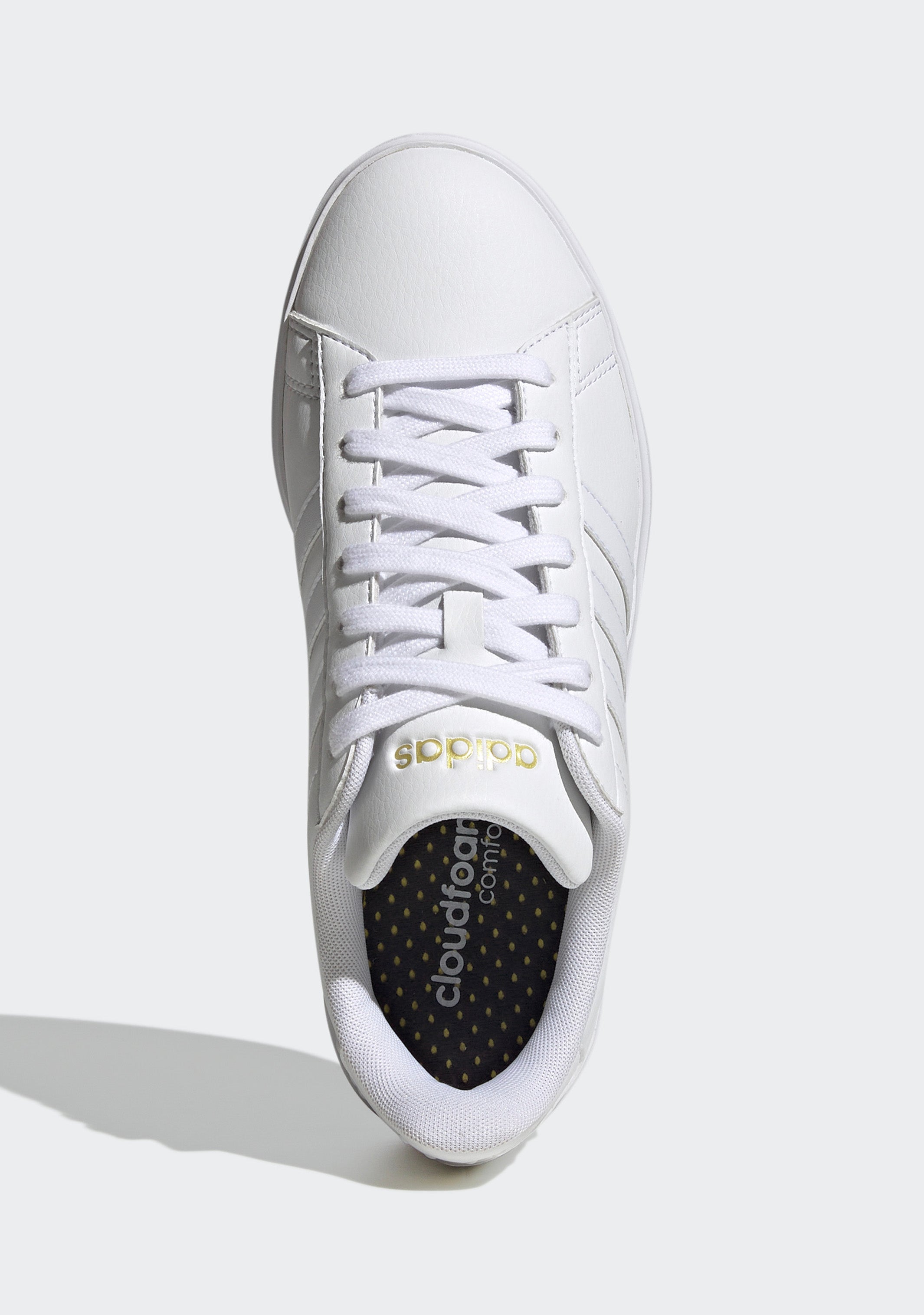 Adidas Women’s Grand Court 2.0 Tennis Shoes - White & Black Classic Sneakers for Women | Comfortable Athletic Shoes for Running, Gym Workouts & Casual Wear