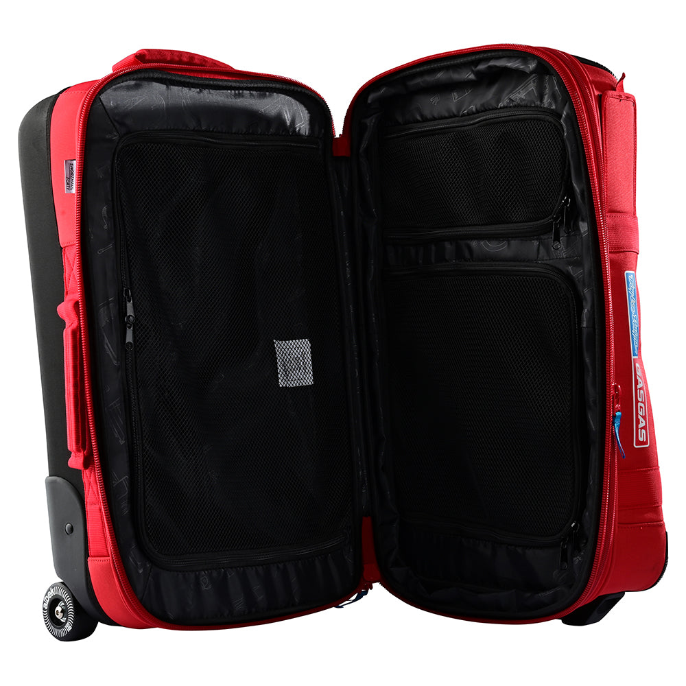 GasGas Team Red Short Haul Roller Bag - Lightweight Carry-On Luggage for Business Travel & Weekend Getaways