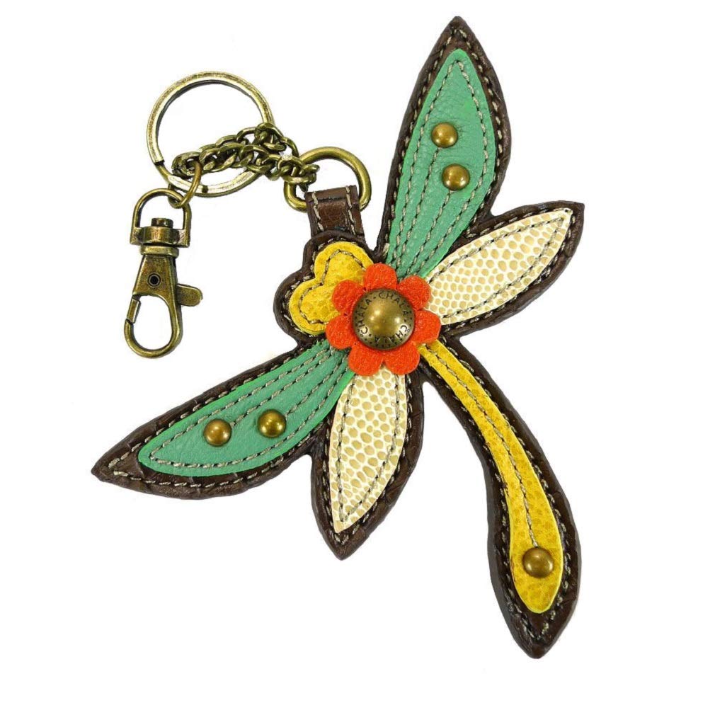 CHALA Dragonfly Keychain - Elegant Dragonfly Key Fob for Women & Men - Perfect Gift for Dragonfly Lovers - Great for Car Keys, House Keys & Backpacks