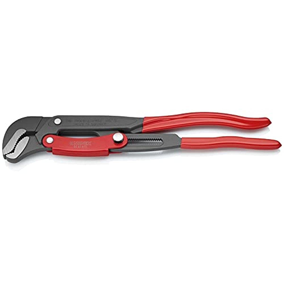 KNIPEX 83 61 015 Rapid Adjust Swedish Pipe Wrench 17-Inch - Heavy Duty Plumbing Tool for Professional Pipe Fitting & DIY Home Repairs