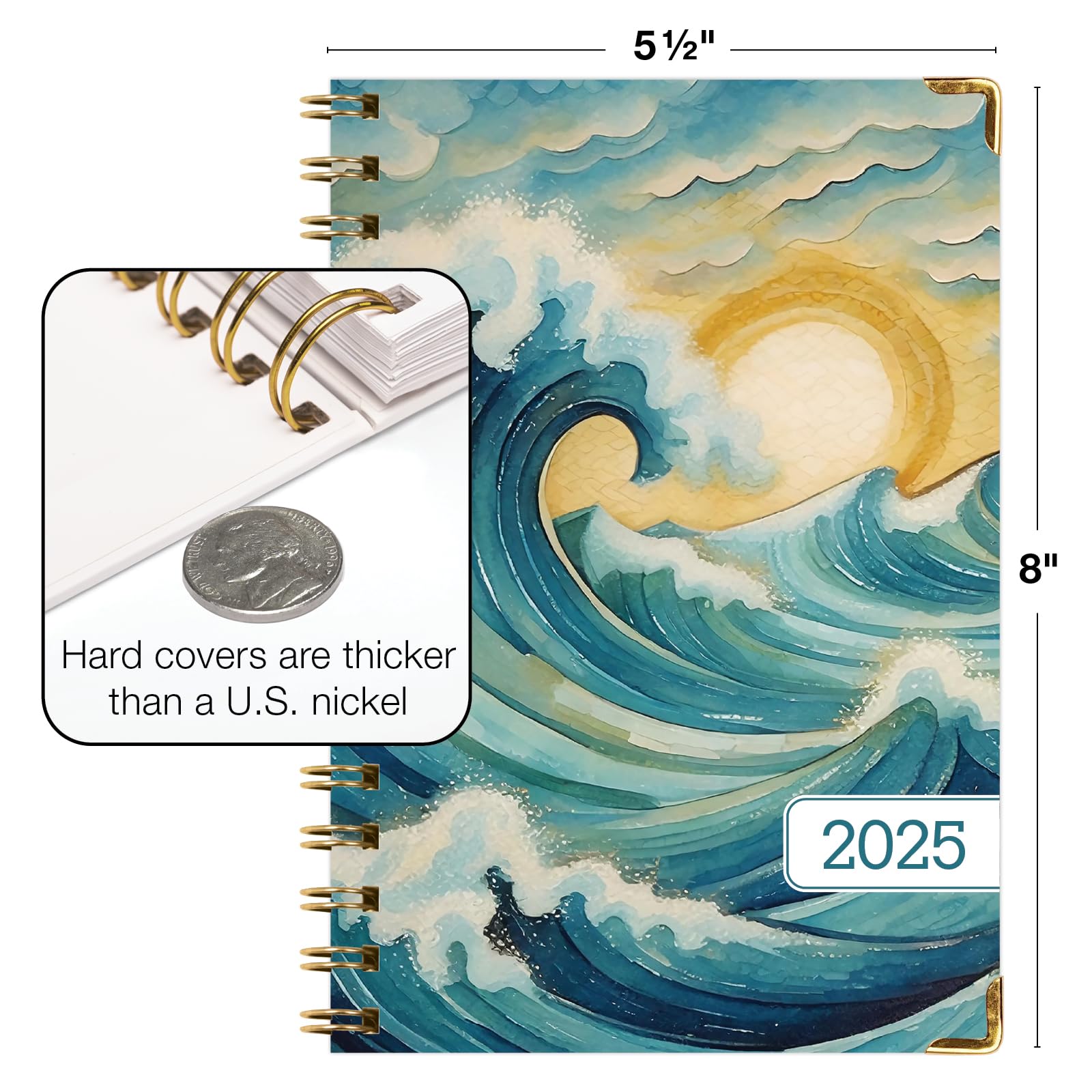 2025 Hardcover Planner 5.5