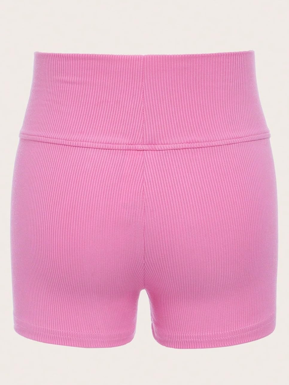 Floerns Girls Dance Shorts - Breathable Rib Knit Athletic Shorts for Running, Yoga & Cycling | Perfect for Dance Practice, Gym Workouts & Casual Wear
