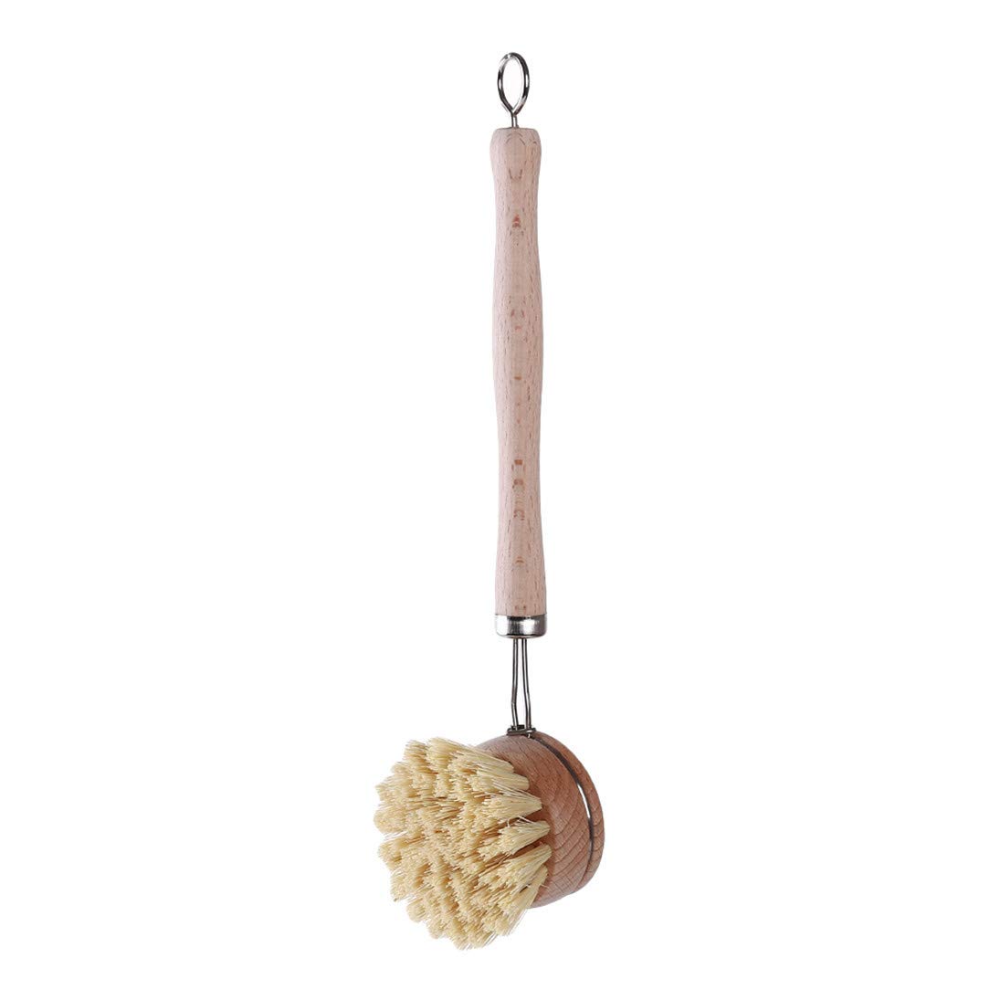 Winwinfly Long Handle Kitchen Cleaning Brush - Pot Scrubber, Dish Washing Brush for Stubborn Stains - Perfect for Pots, Pans, Dishes & Hard-to-Reach Areas
