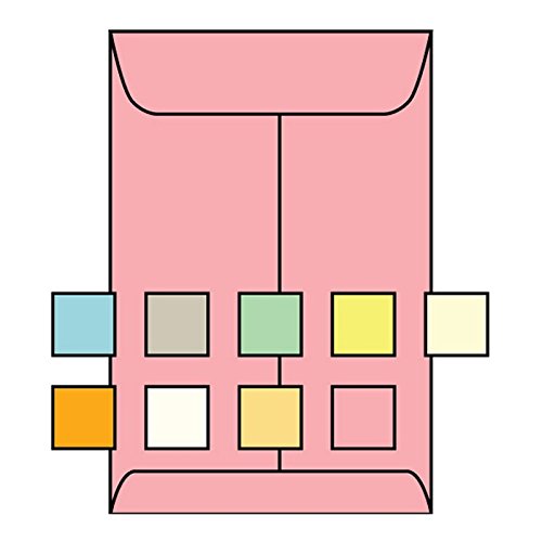Eco-Friendly Pink Pastel Open End Catalog Envelopes 9x12 Inches - 28# Recycled Acid-Free Paper, Center Seam (500/Box) - Perfect for Mailing, Office Documents & Wedding Invitations
