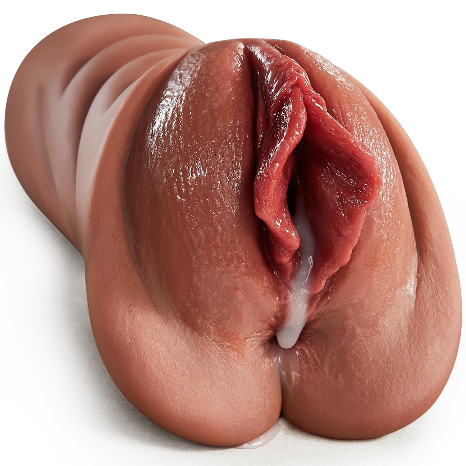 5D Realistic Pocket Pussy Male Masturbator with Thick Labia & Dual Stimulation - Deep Vagina & Tight Anus for Lifelike Blowjob Experience | Premium Adult Sex Toy for Men | Perfect for Solo Play, Couples Fun & Discreet Masturbation