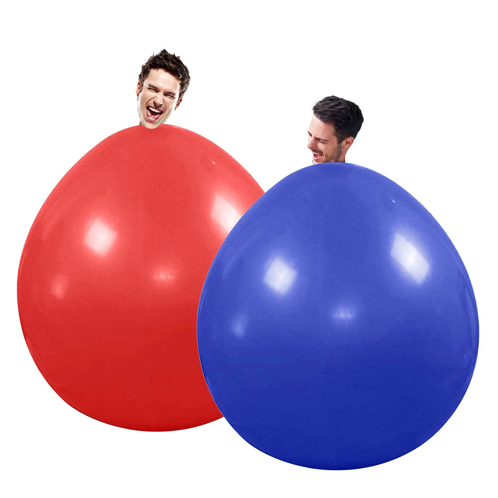 9#IB Giant Human Balloons - 2Pc Set for Party Decorations, Large Inflatable Balloons for Birthday, Graduation & Photo Backdrops