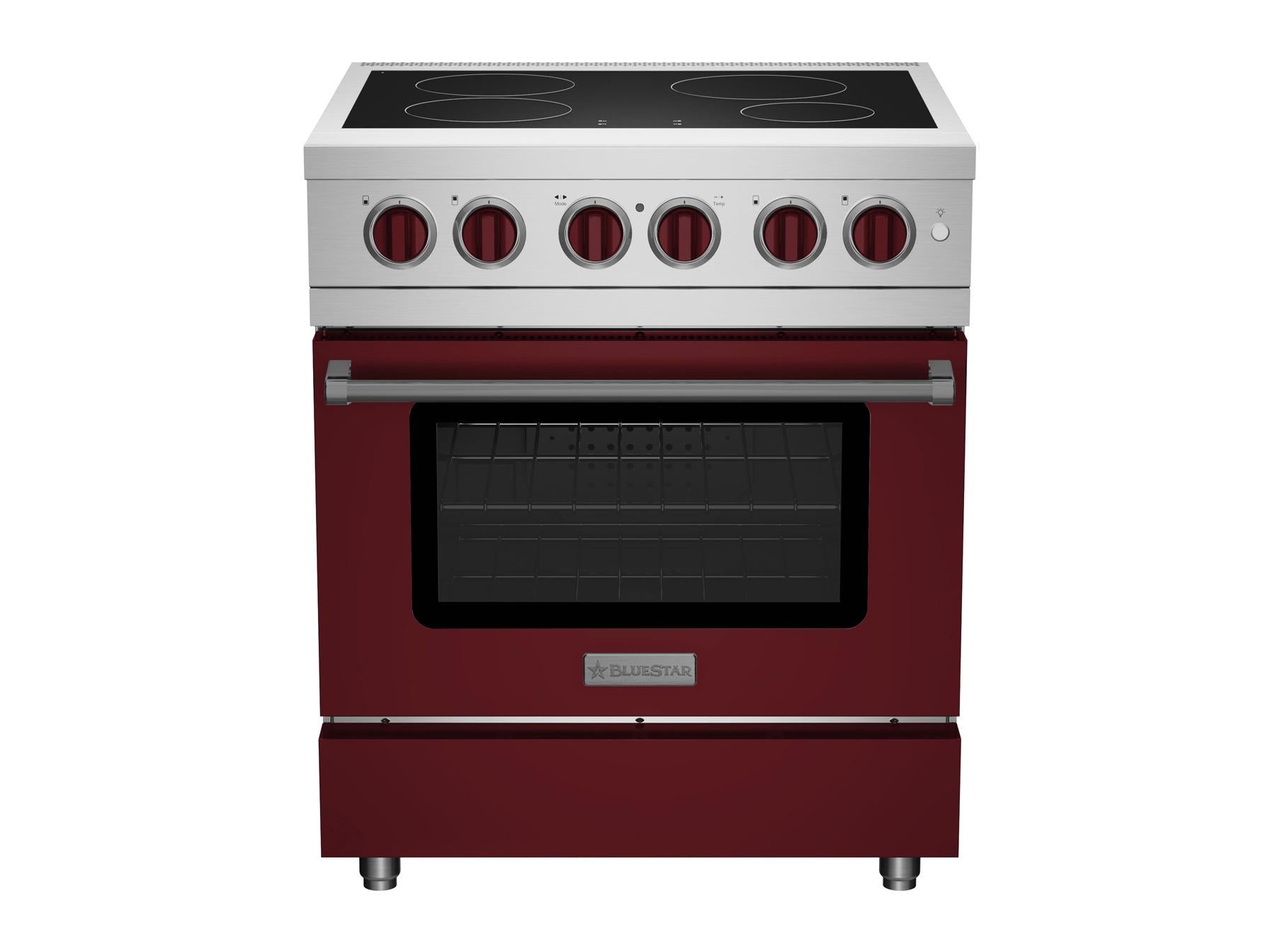 Bluestar BSIR30 30 Inch Induction Range - Professional Gas Stove for Home Kitchen, High Efficiency Cooking with Precise Temperature Control | Perfect for Baking, Searing & Large Family Meals