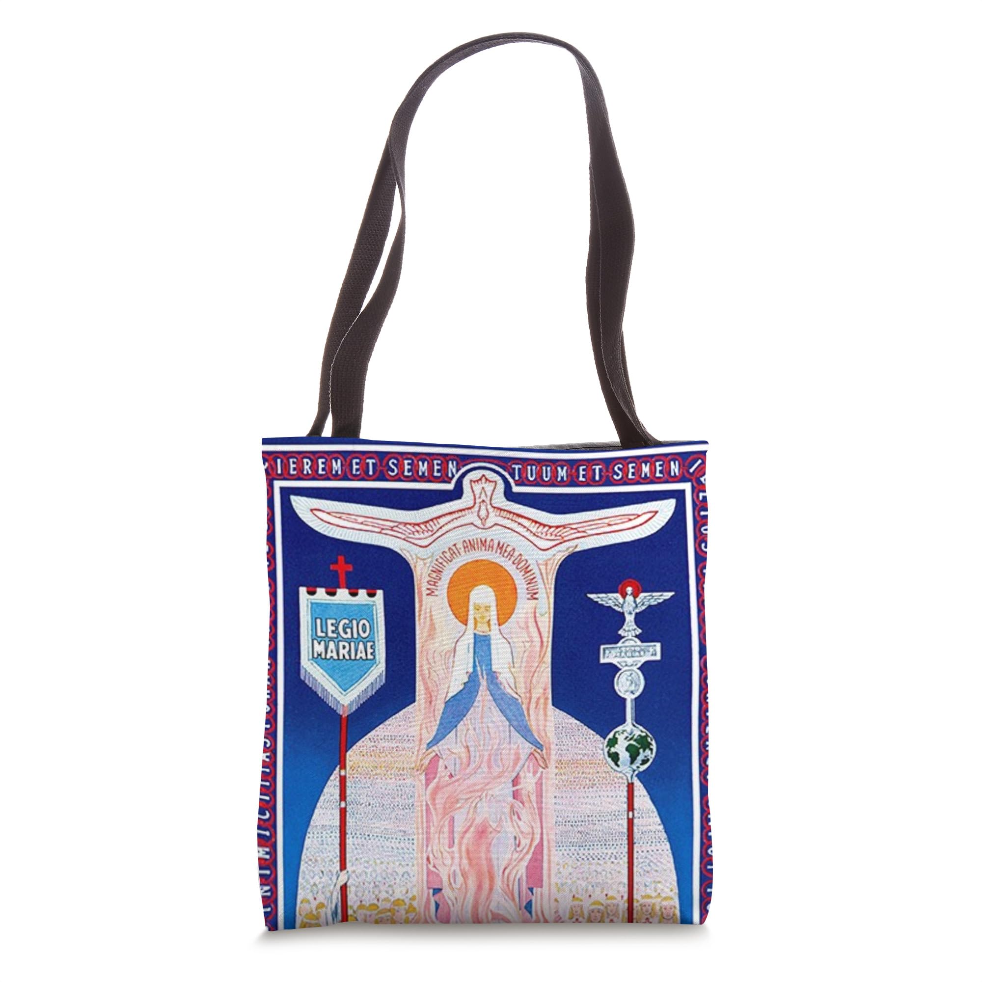 Legion of Mary Tote Bag - Durable Canvas Tote with Religious Design - Perfect for Church, Grocery Shopping & Everyday Use