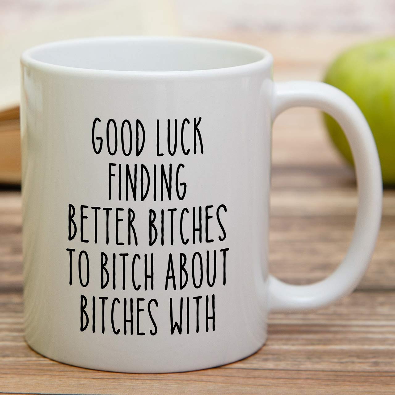 Retreez 11 Oz Funny Ceramic Coffee Mug - Sarcastic Good Luck Farewell Gift for Colleagues, Friends & Coworkers | Perfect Office Humor, Going Away Present & Inspirational Gift for Sister | Great for Work Goodbyes, Office Parties & Coworker Appreciation