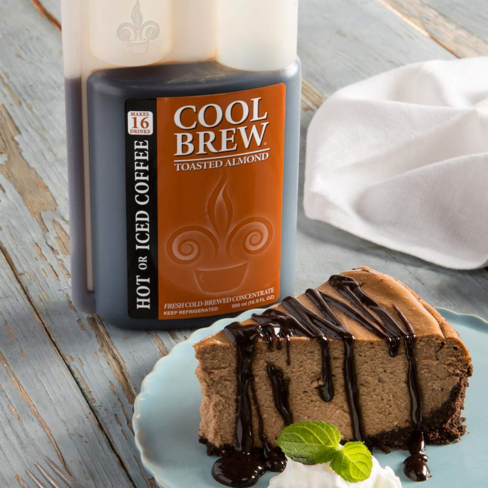 CoolBrew French Roast Cold Brew Coffee Concentrate - 6 Pack (32 Servings per Bottle) | Unsweetened, No Preservatives | Perfect for Iced Coffee, Hot Coffee & DIY Coffee Drinks | Great for Home, Office & On-the-Go