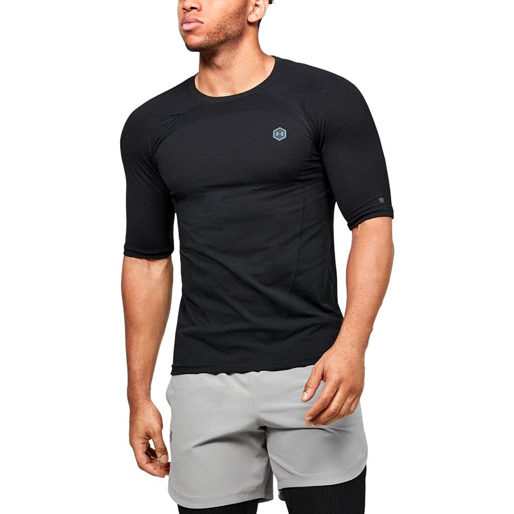 Under Armour Rush Seamless Compression T-Shirt for Men - Moisture Wicking Workout Shirt, Breathable Gym Tee for Running & Training - AW20 Collection